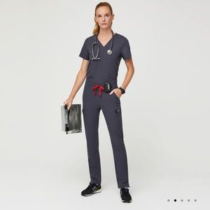 Figs Yola Charcoal Petite XS pants